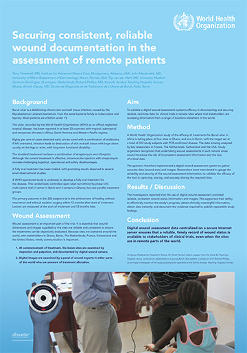 Securing Consistent, reliable wound documentation in the assessment of remote patients - WHO