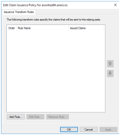 Screenshot of software.